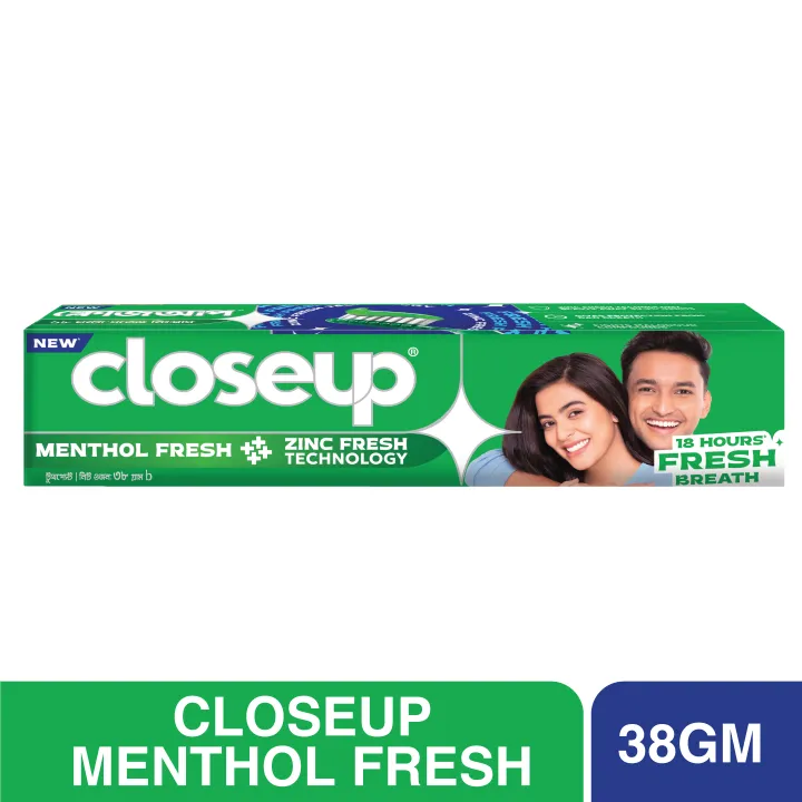 BDyana Closeup Toothpaste Menthol Fresh 38gm | null