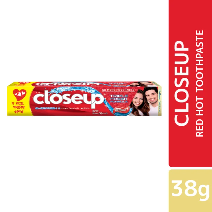 BDyana Closeup Toothpaste Red Hot 38gm | null