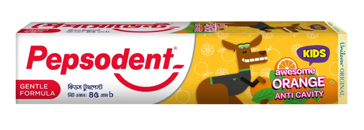 BDyana Pepsodent Kids Toothpaste Awesome Orange 45gm | null