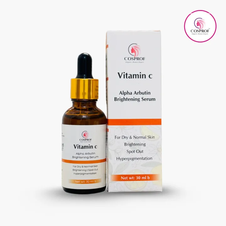 Cosprof Vitamin C Alpha Arbutin Brightening Serum 30ml for Dry & Normal Skin - Buy online at BDyana