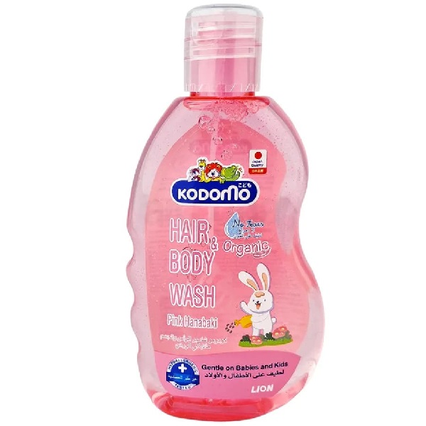 Kodomo Hair & Body Wash Pink Hanabaki 200ml - Buy online at BDyana