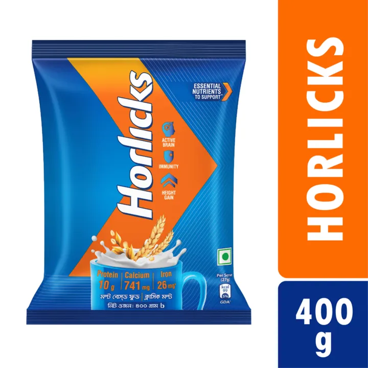 BDyana Standard Horlicks Health and Nutrition Drink Super Value Pack 400gm | 