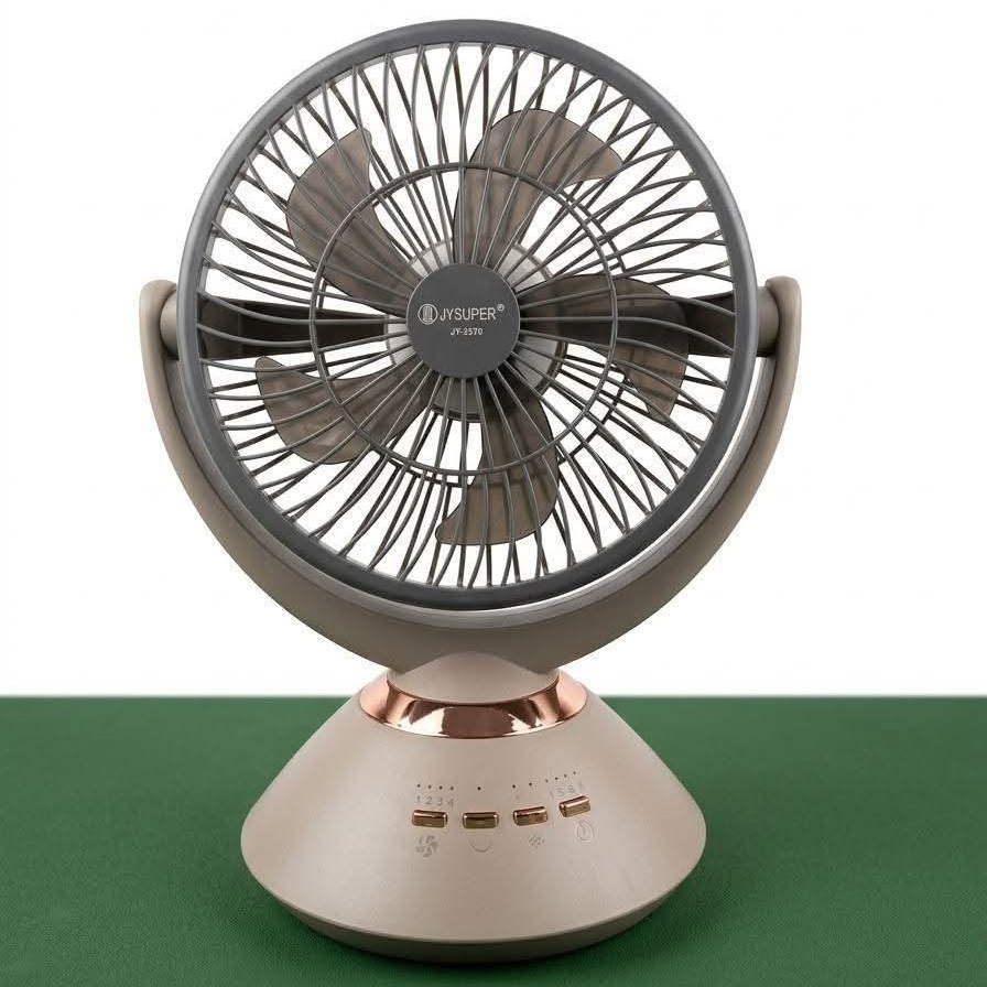 BDyana JY Super JY-2570 Rechargeable Table Fan | 