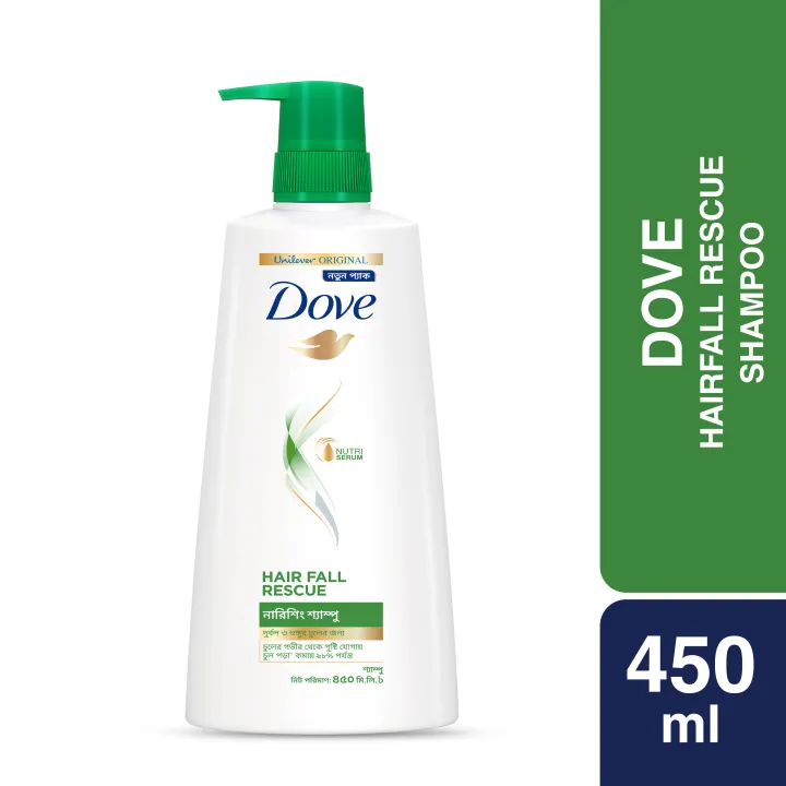 BDyana Dove Shampoo Hairfall Rescue 450ml | null