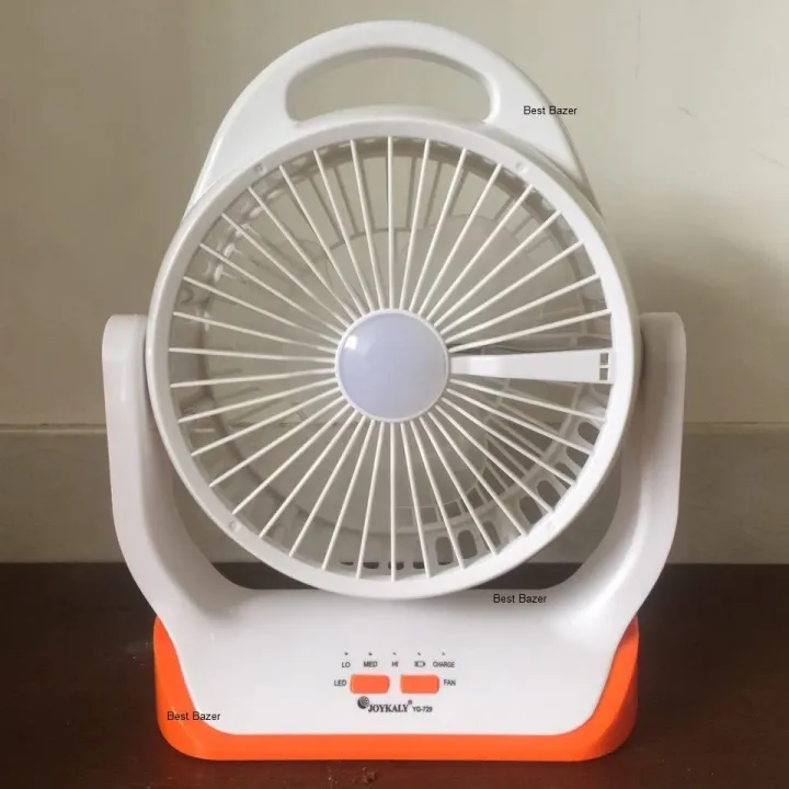 BDyana JOYKALY YG-729 Portable Rechargeable Fan with LED Light | 